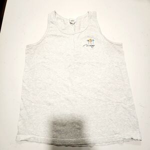 Mirage Las Vegas Hotel Casino Heathered Light Grey 100% Cotton Tank Top Large L